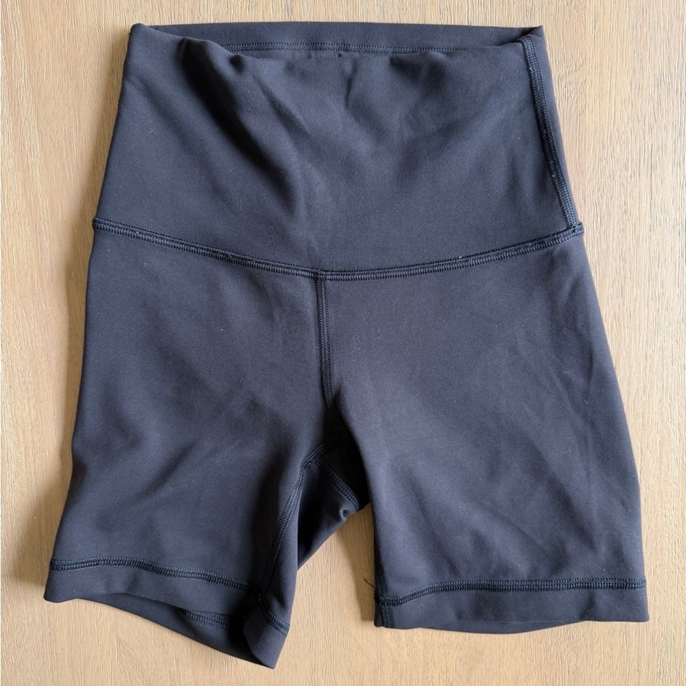 Black Women's High-Waisted Shorts